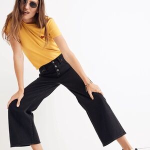 Madewell Wide-Leg Crop Jeans in Lunar